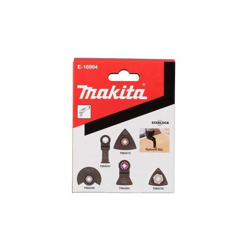 kompleksas 5 vnt. pjovimo diskai įvairiems įrankiams, STARLOCK, Makita [E-16994] – 2