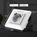 Tellur Smart WiFi Wall Plug 3600W 16A, PD20W, USB 18W, energy reading, white Tellur Smart WiFi Wall Plug 3600W 16A, PD20W, USB 18W, energy reading, white