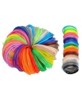 PLA 3D filaments - set 30pcs x 5m