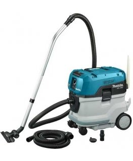 pramoninis šlapio ir sauso akumuliatoriaus dulkių siurblys, 2x40V max XGT, Makita [VC006GMZ01] Li-Ion, AWS