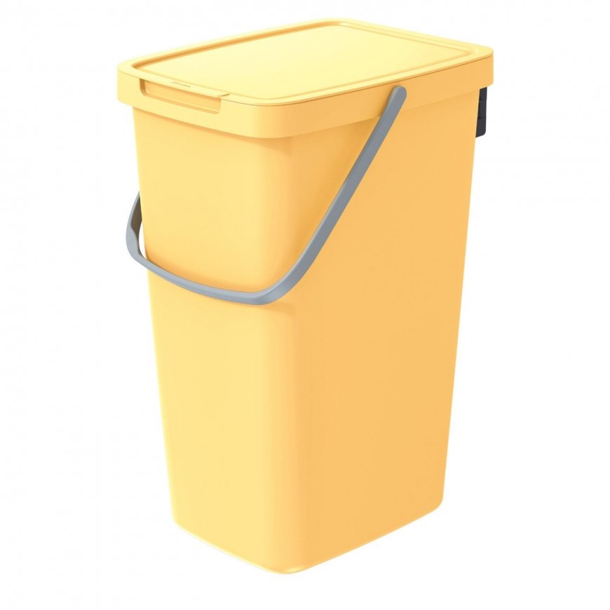 Prosperplast Dustbin SYSTEMA Q - light yellow 20l. Why?