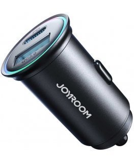 Car charger Joyroom JR-CCN04 USB-C/USB-A 60W black