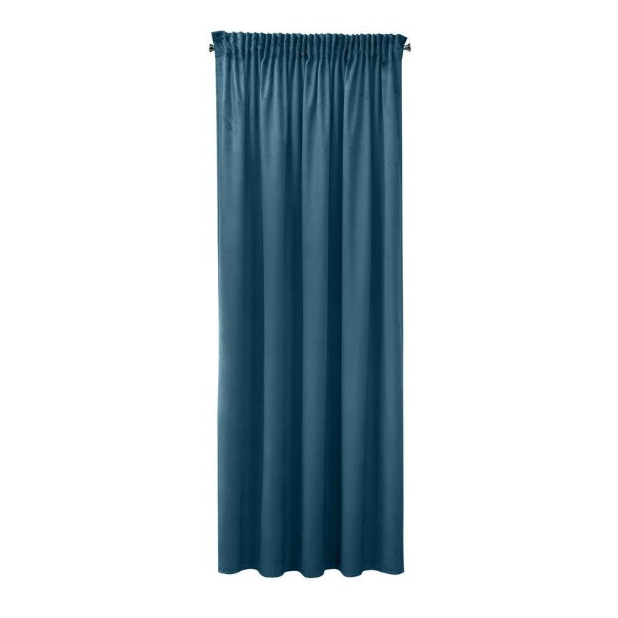 Eurofirany PIERRE CARDIN SIBEL Night curtain made of soft velvet, 260 g/m2, 140X270 cm, band / tunnel / hooks, color: dark blue – 5
