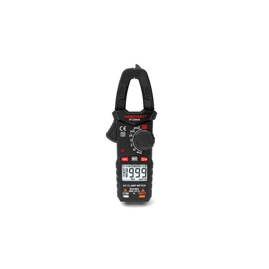 Habotest Current measuring clamps AC600V/200A, DC600V