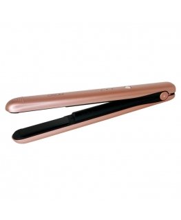 Osom Professional Įkraunamas plaukų tiesintuvas Osom Cordless Hair Tiesinimo žnyplės Champagne Gold, aukso spalvos, belaidis