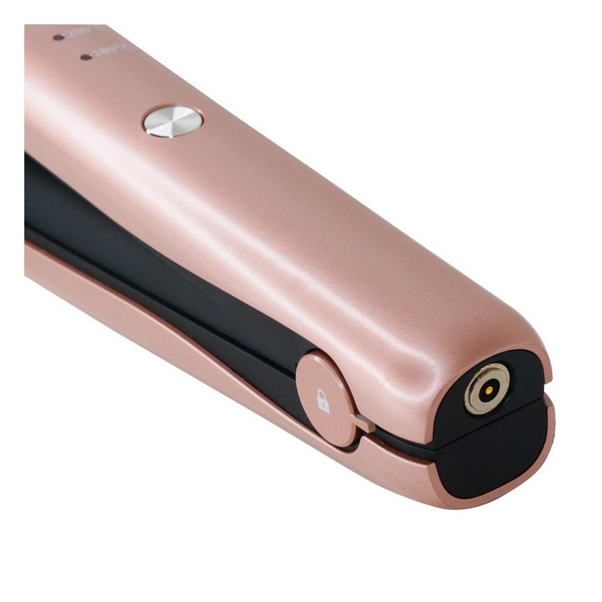 Osom Professional Rechargeable hair straightener Osom Cordless Hair straightening tongs Champagne Gold, gold color, wireless – 5