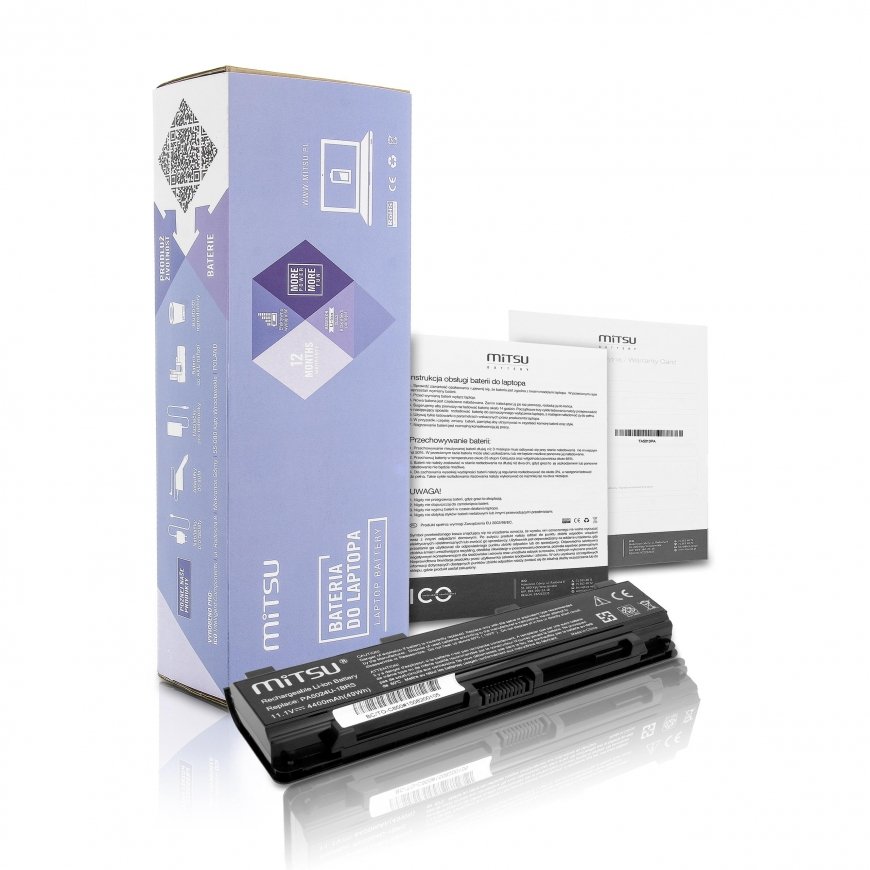 Battery Mitsu do Toshiba C850, L800, S855, 4400 mAh 10.8 V (BC / TO-C850) – 2
