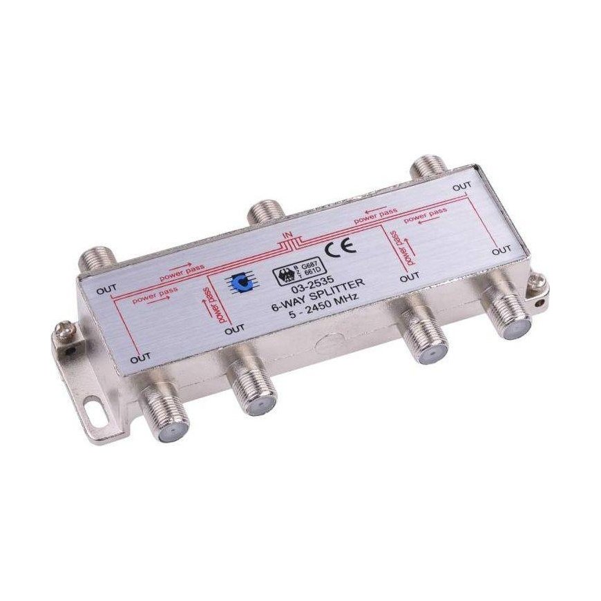 Cabletech Splitter 6 TV antenna splitter