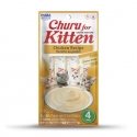 INABA Churu Kitten Chicken - kaķu cienasts - 4x14 g