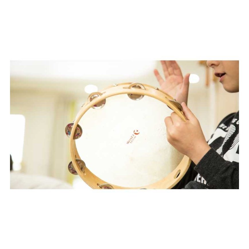 Classic World Medinis muzikinis instrumentas Tamburinas – 3