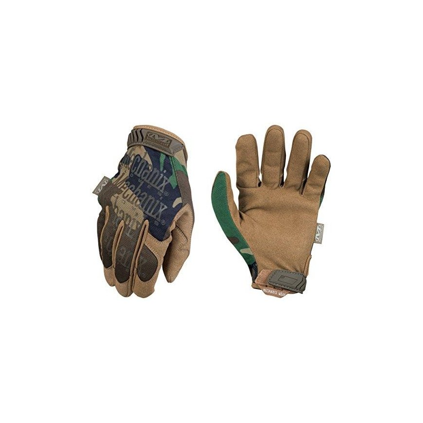 Mechanix Wear Pirštinės Mechanix The Original® Woodland Camo S dydis. Velcro, dirbtinė oda, TrekDry® – 3
