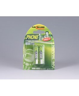 Ansmann 1.2 V rechargeable battery NiMH Nickel-Metal Hydride (NiMH)