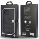 Case Audi Genuine Leather iPhone 12|12 Pro 6.1" black|black hardcase AU-TPUPCIP12P-Q8|D1-BK Case Audi Genuine Leather iPhone 12|12 Pro 6.1" black|black hardcase AU-TPUPCIP12P-Q8|D1-BK