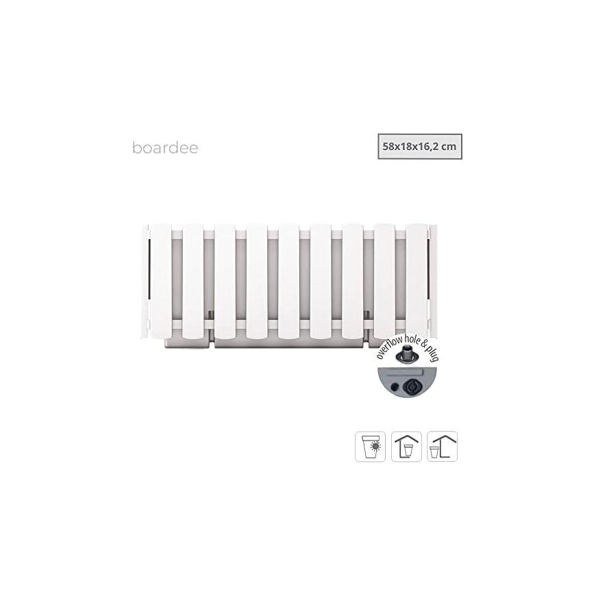 Prosperplast Boardee Fencycase DDEF600 balcony box white – 5