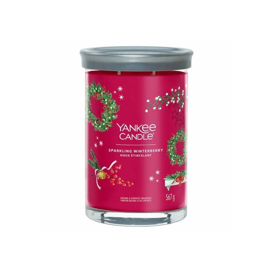 Yankee Candle Signature Sparkling Winterberry Tumbler 567g