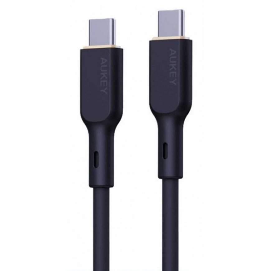 Aukey Cb-scc102 silokonowy kabelis usb c - usb c | 1,8 m | 5a | 100wpd | 20v – 4