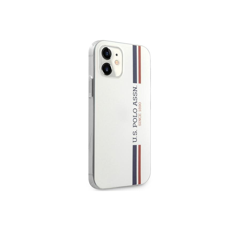 Case US Polo Assn US Polo USHCP12SPCUSSWH iPhone 12 mini 5.4 inch White / White Tricolor Collection – 4