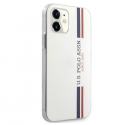 Dėklas US Polo Assn US Polo USHCP12SPCUSSWH iPhone 12 mini 5,4 colių balta / balta Trispalvė kolekcija Dėklas US Polo Assn US Polo USHCP12SPCUSSWH iPhone 12 mini 5,4 colių balta / balta Trispalvė kolekcija