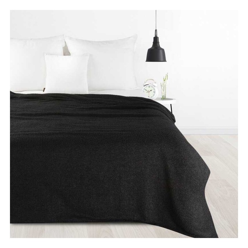 Eurofirany Eurocurtains BLANKET/BUKLA/BLACK 150X200 BLACK