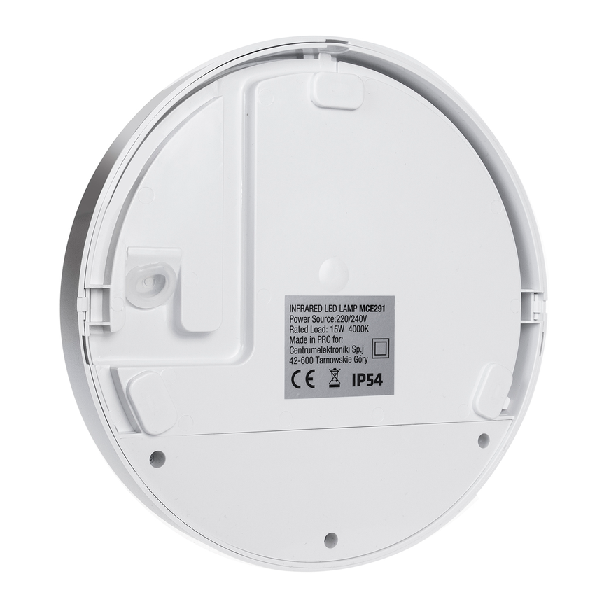 LP LED lempa su judesio jutikliu MCE291 GR pilka – 2
