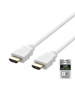 Deltaco HU-30A-R HDMI-kaabel 3 m HDMI tüüp A (Standard) Valge