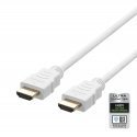 Deltaco HU-30A-R HDMI-kaapeli 3 m HDMI-tyyppi A (vakio) Valkoinen Deltaco HU-30A-R HDMI-kaapeli 3 m HDMI-tyyppi A (vakio) Valkoinen
