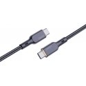 Aukey Cb-kcc102 kevlarowy kabelis usb c - usb c | 1,8 m | 5a | 100w pd | 20v Aukey Cb-kcc102 kevlarowy kabelis usb c - usb c | 1,8 m | 5a | 100w pd | 20v