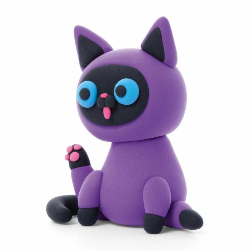 TM Toys Hey Clay Plastilinas Pūkuoti gyvūnai – 5