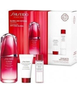 Shiseido SHISEIDO SET (ULTIMUNE POWER INFUSING CONCENTRATE 50ML+ CALIFYING CLEANSING FOAM 30ML+ TREATMENT SOFTENER 30ML)