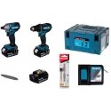 MAKITA Kit COMBO 18V DLX2339JX1 (DDF482+DTD156) 3x5.0Ah MAKPAC MAKITA Kit COMBO 18V DLX2339JX1 (DDF482+DTD156) 3x5.0Ah MAKPAC