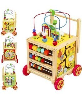 Kruzzel Pchacz drewniany- Kostka edukacyjna 22606