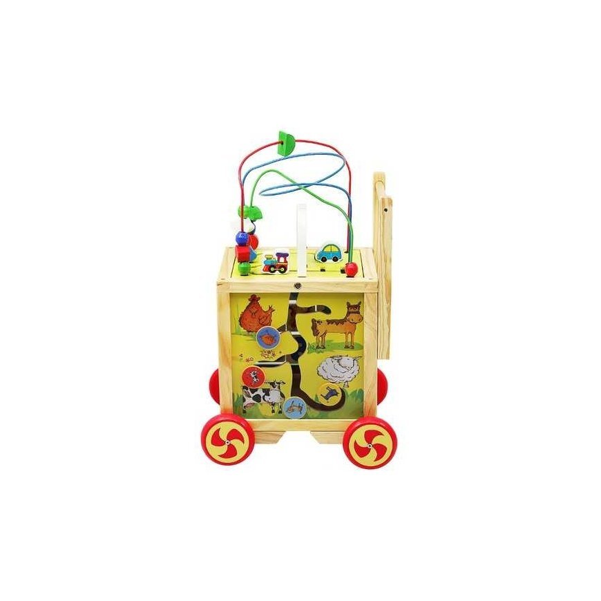 Kruzzel Wooden pusher - Educational cube 22606 – 4