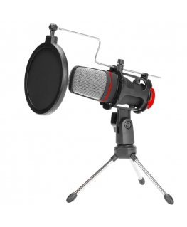 Marvo MIC-02 mikrofoni Musta, Hopea Studiomikrofoni