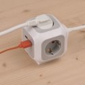 Brennenstuhl 1150100 elektros tinklo ilgintuvas 1,4 m 4 AC išvestis(ys / čių) Vidaus Pilka, Balta