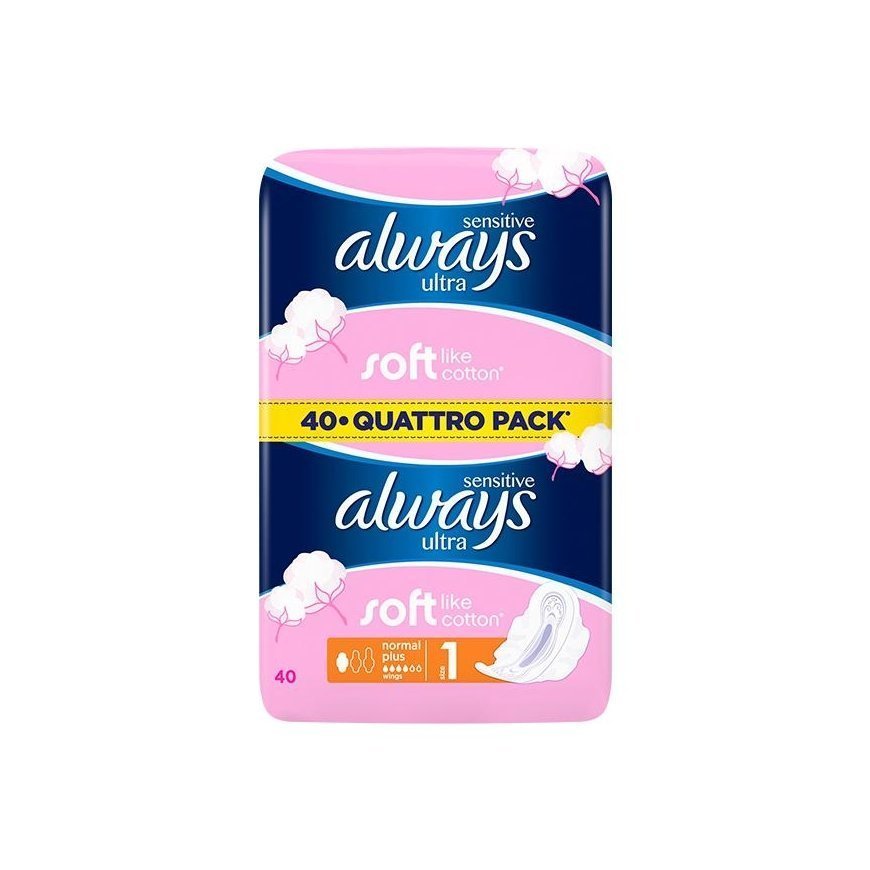 Always Hygienic packages ALWAYS Ultra Sensitive