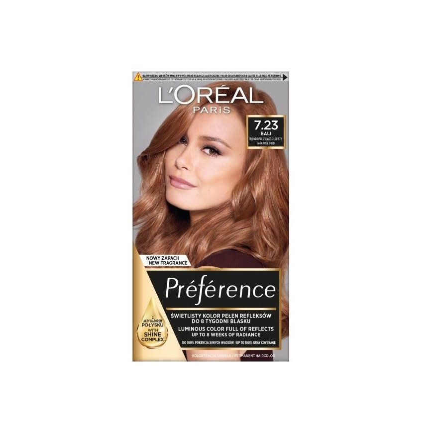 L'Oreal Paris Recital Preference Plaukų dažai 7.23 Rich Rose – 2