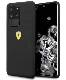 Case Ferrari Hardcase FESSIHCS69BK S20 Ultra G988 black/black silicone