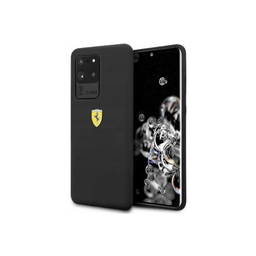 Case Ferrari Hardcase FESSIHCS69BK S20 Ultra G988 black/black silicone