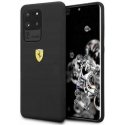 Dėklas Ferrari Hardcase FESSIHCS69BK S20 Ultra G988 juodas/juodas silikonas Dėklas Ferrari Hardcase FESSIHCS69BK S20 Ultra G988 juodas/juodas silikonas