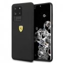 Dėklas Ferrari Hardcase FESSIHCS69BK S20 Ultra G988 juodas/juodas silikonas Dėklas Ferrari Hardcase FESSIHCS69BK S20 Ultra G988 juodas/juodas silikonas
