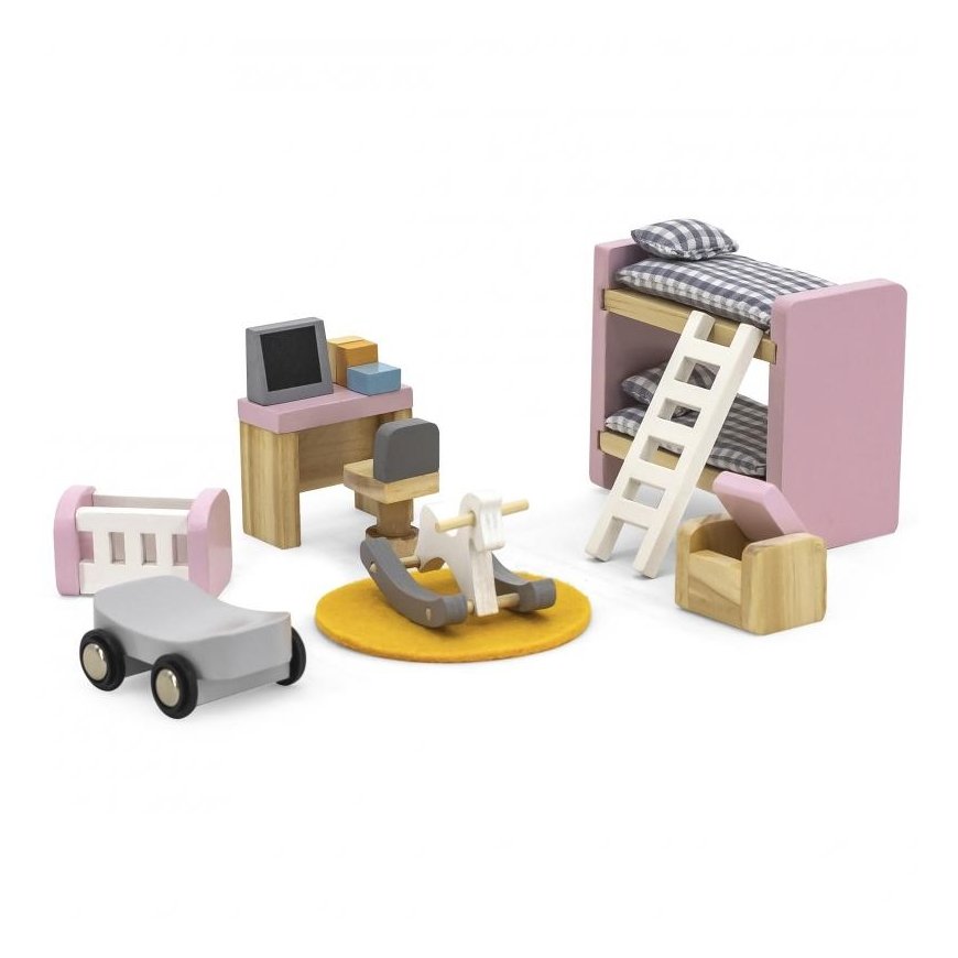 Viga Toys Dollhouse furniture set for children's room, VIGA PolarB – 4