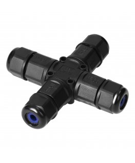 Orno Four-way cable connector (Type-X), IP68, 3x4mm2, 450V/25A