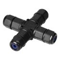 Orno Keturių krypčių kabelio jungtis (Type-X), IP68, 3x4mm2, 450V/25A Orno Keturių krypčių kabelio jungtis (Type-X), IP68, 3x4mm2, 450V/25A