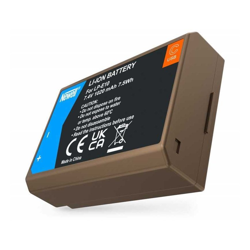 Newell battery Canon LP-E10 USB-C