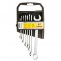 Topex Combination spanners 6-19 mm, set of 8 pcs Topex Combination spanners 6-19 mm, set of 8 pcs