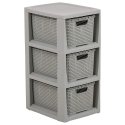 Branq REGAŁ RATTANOWY 3 X 7L - 1725 PILKA Branq REGAŁ RATTANOWY 3 X 7L - 1725 PILKA