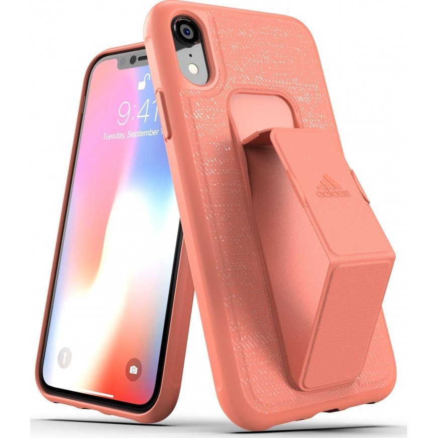 Dėklas Adidas SP Grip Case iPhone Xr koralų sp./chalk coral 32856