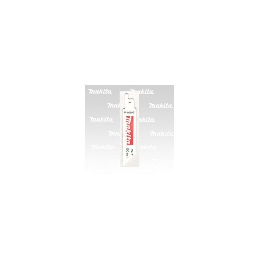 Makita P-04896 Tiesinio pjūklo pjūkleliai 100X0.9MM (24TPI), 5vnt., metalui / Inox lakštams 1.2-2.0mm – 2