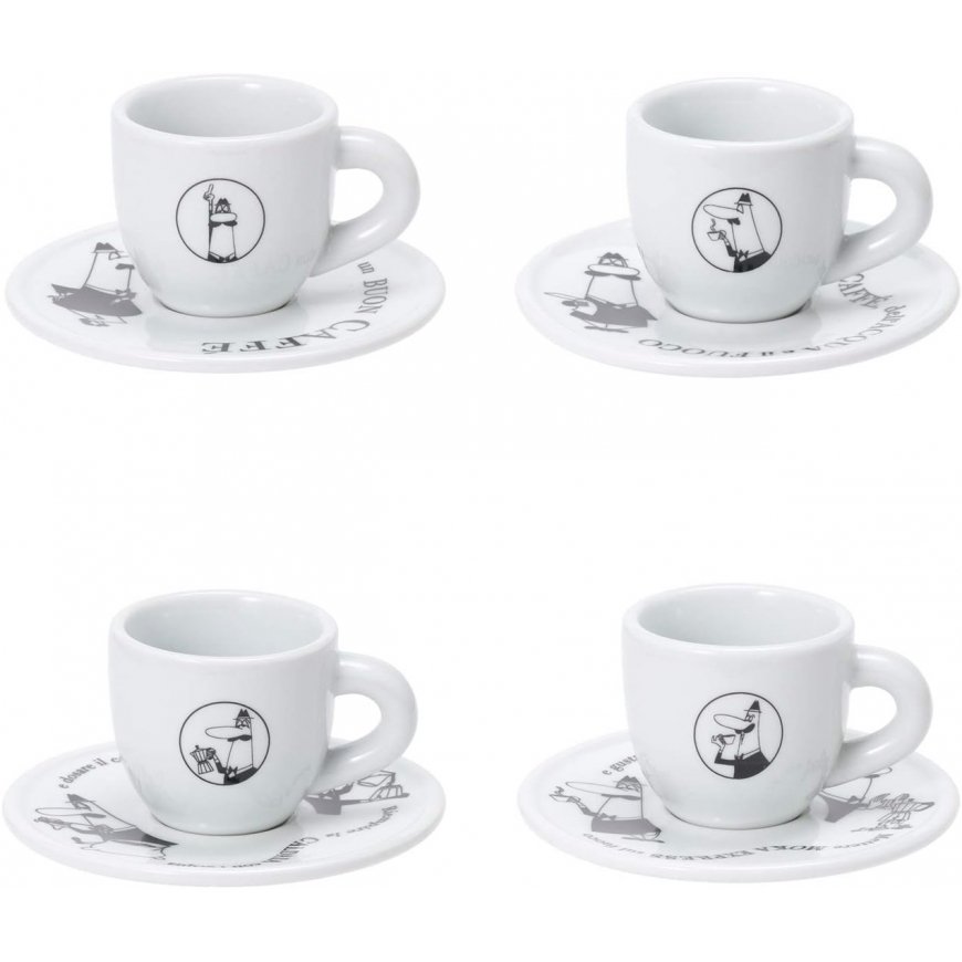 Bialetti 4 espresso tasīšu komplekts BIALETTI