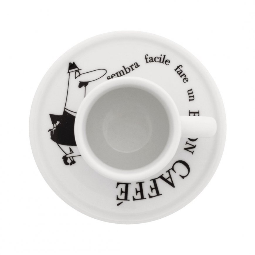4 espressotassi komplekt BIALETTI KARUSELL Portselan 4x 50 ml Valge – 3